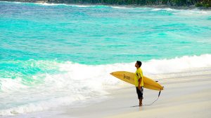 hang out with surfer in California