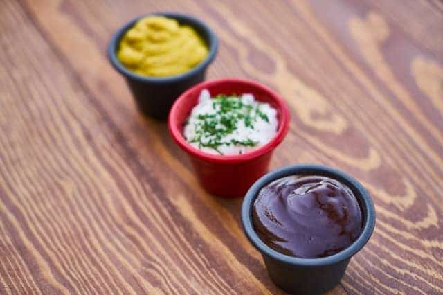 English restaurant sauces