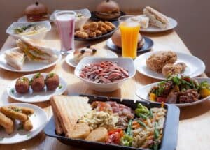 AEE 2658 - English Grammar That Will Make Your Day Full table with breakfast