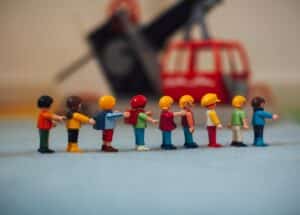 IELTS Energy 1620 - Why Order Matters on IELTS Reading Lego people lined up in order